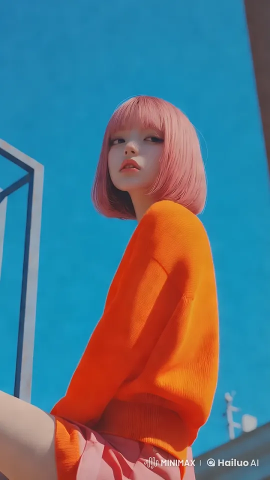 Vibrant Portrait with Dynamic Camera Work – AI Generated Video | Hailuo AI