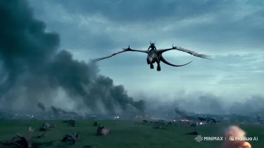 High-Stakes Showdown: Dragon, Iron Man, and Crossbow Confrontation – AI Generated Video | Hailuo AI