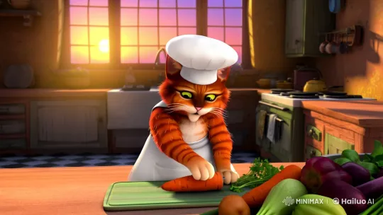 Whiskered Chef Marmalade's Culinary Delight – AI Generated Video | Hailuo AI