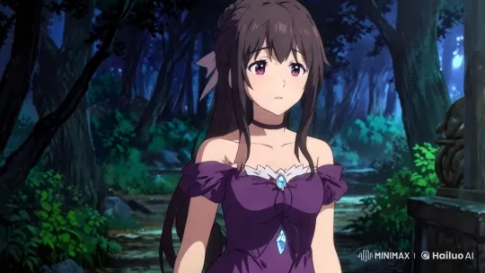 Princess Escapes Through Enchanted Moonlit Forest – AI Generated Video | Hailuo AI