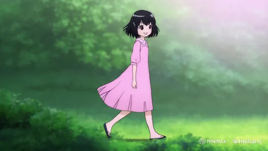 Shizuka: A Graceful Anime Girl in Tranquil Surroundings – AI Generated Video | Hailuo AI