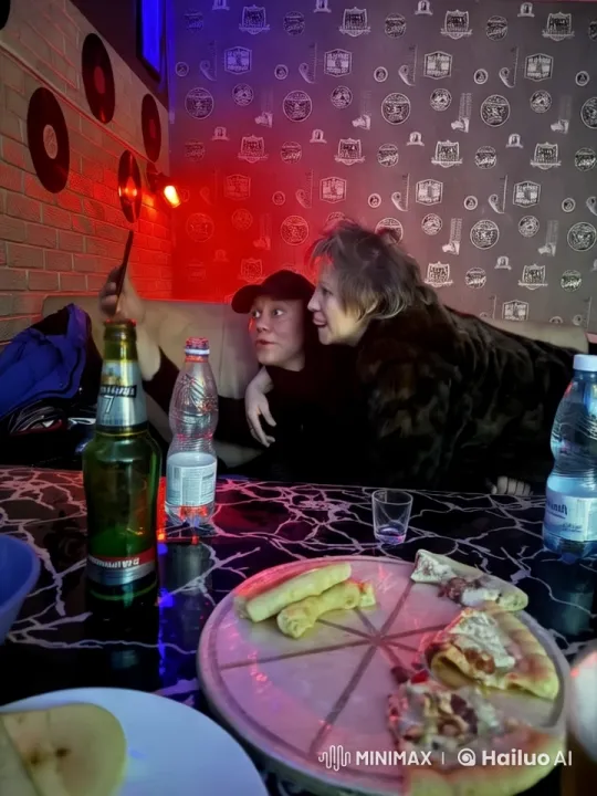 Intimate Moment in a Cozy, Dimly Lit Room – AI Generated Video | Hailuo AI