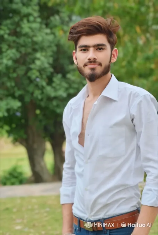 Young Man in Serene Outdoor Setting with Aesthetic Camera Work – AI Generated Video | Hailuo AI