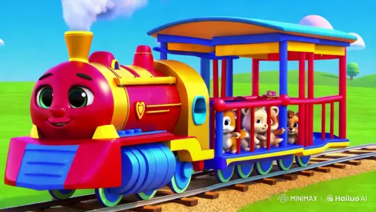 Happy Train Film: Colorful, Joyful Animation – AI Generated Video | Hailuo AI