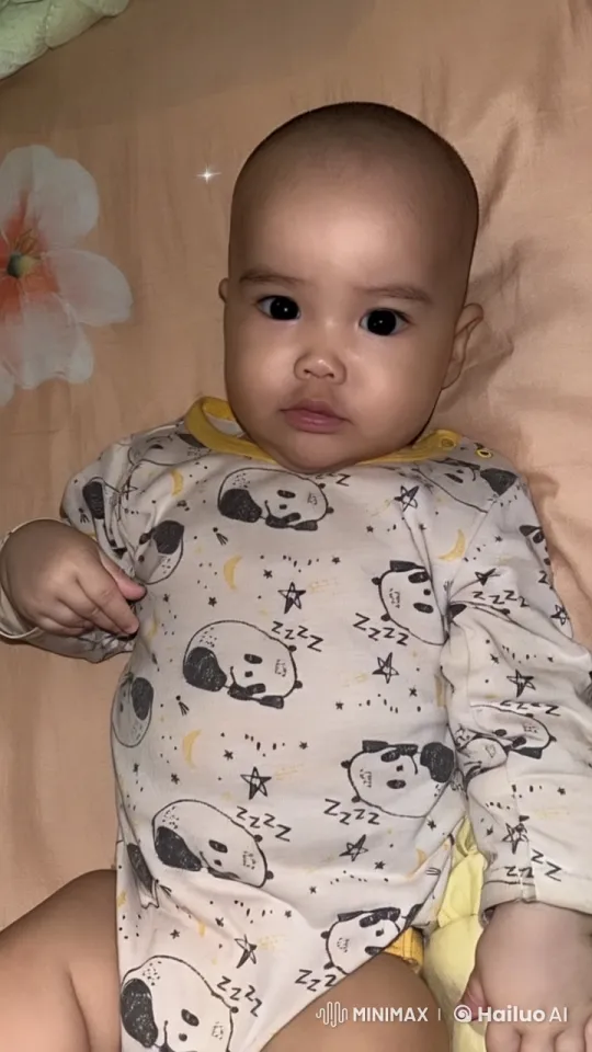 Baby Dancing and Boxing in Onesie on Bed – AI Generated Video | Hailuo AI