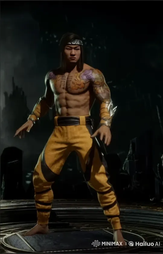 Liu Kang Showcases Combat Skills in Live2D Animation – AI Generated Video | Hailuo AI