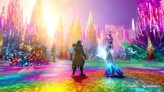 AnimaHexa: Epic Showdown in a Surreal Landscape – AI Generated Video | Hailuo AI