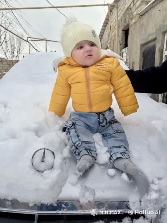 Baby Dances Kung Fu in Snowy Winter Wonderland – AI Generated Video | Hailuo AI