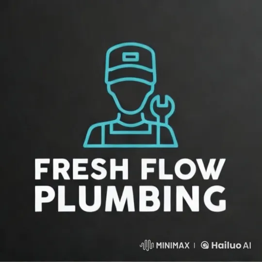 Fresh Flow Plumbing Showcases Brand at Commercial Construction Site – AI Generated Video | Hailuo AI
