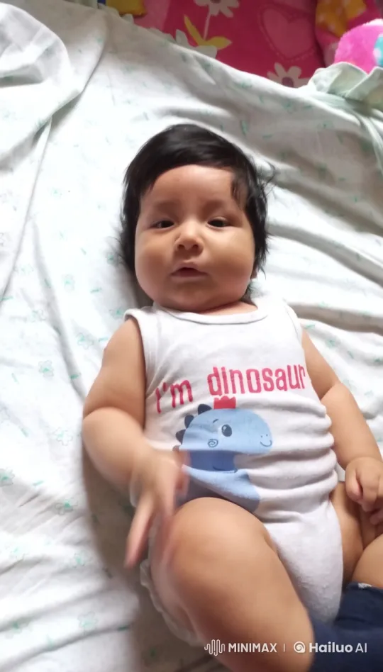 Baby Dinosaur Mimics Kung Fu Moves on Bed – AI Generated Video | Hailuo AI