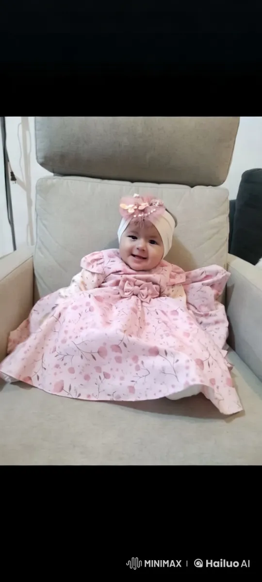 Baby Girl in Pink Dress Delights with Dance and Kung Fu Moves – AI Generated Video | Hailuo AI