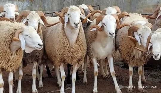 Sheep Dance Enthusiastically in Rustic Pen – AI Generated Video | Hailuo AI