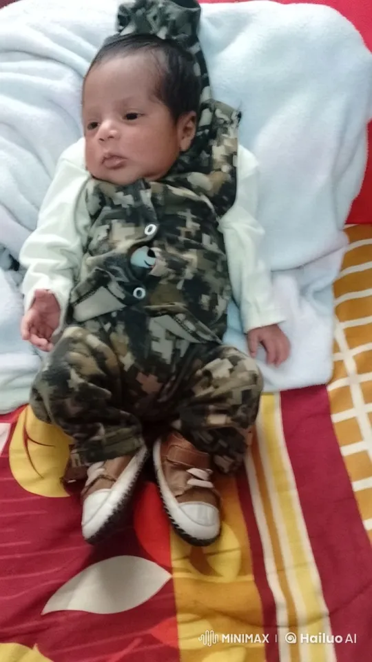 Baby in Camouflage Mimics Kung Fu Moves – AI Generated Video | Hailuo AI