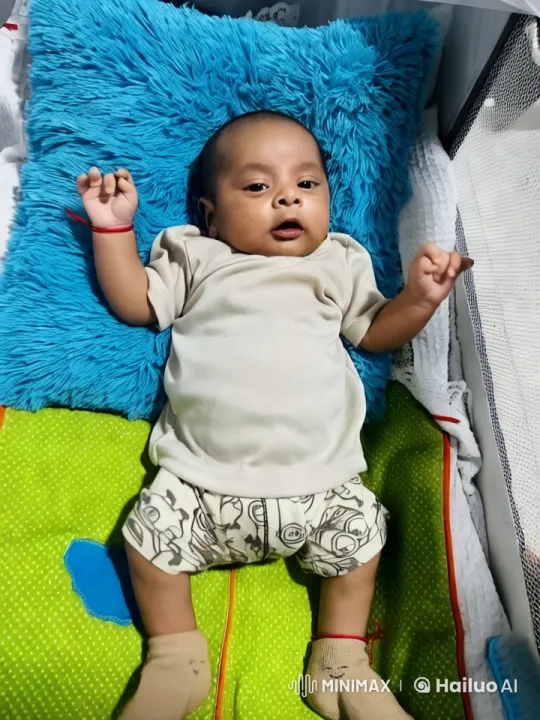 Baby's Playful Kung Fu Dance on Colorful Mat – AI Generated Video | Hailuo AI