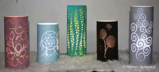 Artistic Display of Intricately Designed Lamps – AI Generated Video | Hailuo AI