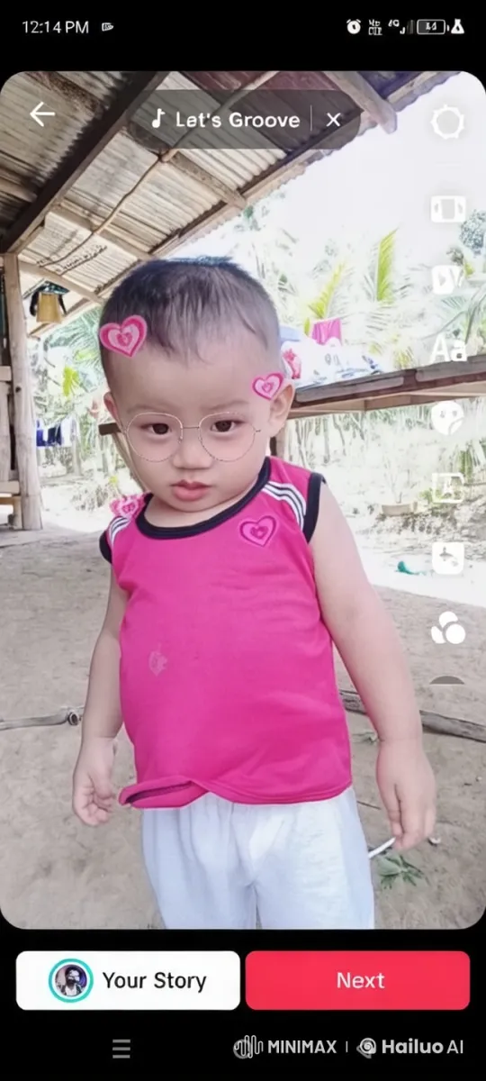 Joyful Child Dancing in Rustic Tropical Setting – AI Generated Video | Hailuo AI