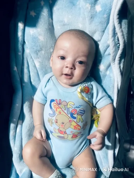 Baby's Playful Dance and Kungfu Moves on Starry Blanket – AI Generated Video | Hailuo AI