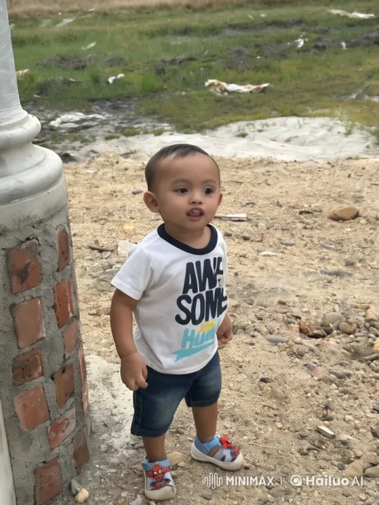 Energetic Child Dances with Kungfu Moves on Gravel – AI Generated Video | Hailuo AI