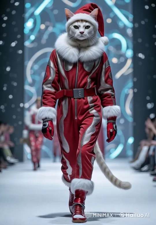 Festive Catwalk Show with Live2D Model – AI Generated Video | Hailuo AI