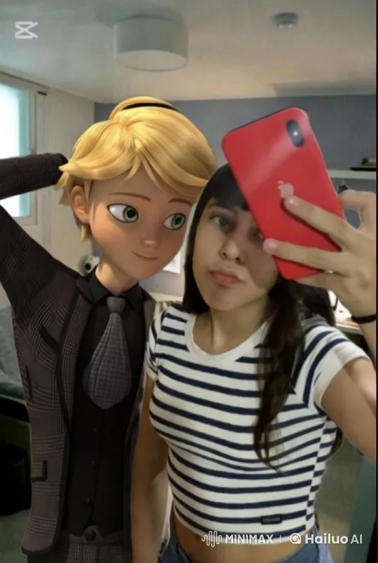 Couple Captures Intimate Selfie in Modern Room – AI Generated Video | Hailuo AI