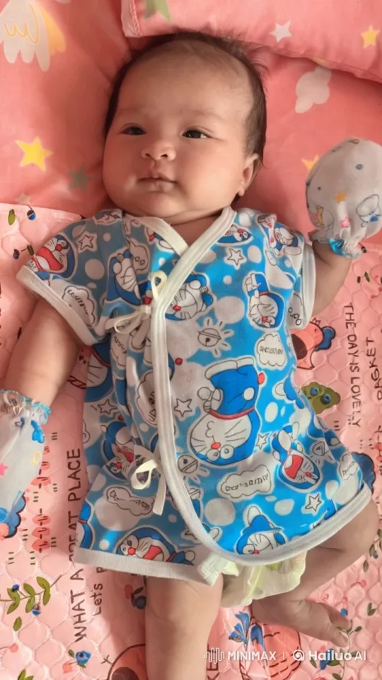 Baby Dancing Adorably on Pink Blanket – AI Generated Video | Hailuo AI