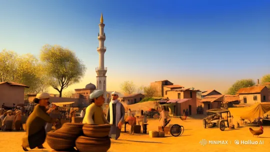 Noorpur: A Village Transformed by Faith and Unity – AI Generated Video | Hailuo AI