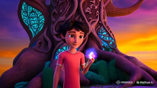 Mystical Sunset: Amin and the Enchanted Tree – AI Generated Video | Hailuo AI