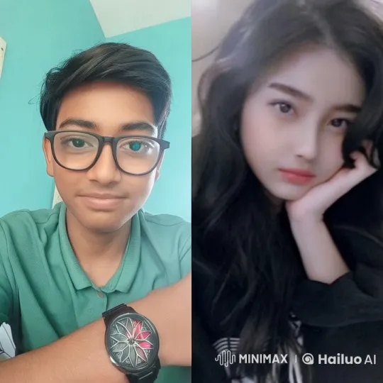 Young Couple's Intimate Kiss in Live2D Animation – AI Generated Video | Hailuo AI
