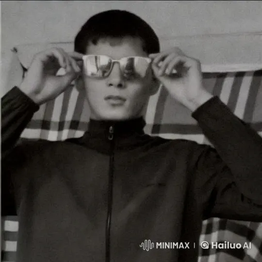 Confident Young Man Showcases Style in Dynamic Video – AI Generated Video | Hailuo AI