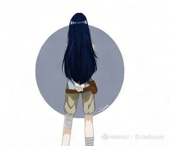 Hinata Hyuga: Aesthetic Close-Up with Gentle Smile – AI Generated Video | Hailuo AI