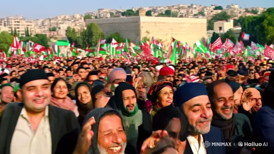 Palestinian Celebration of Al-Aqsa Liberation – AI Generated Video | Hailuo AI