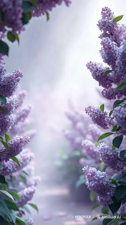 Lilac Petals Drift in Serene 4K Beauty – AI Generated Video | Hailuo AI