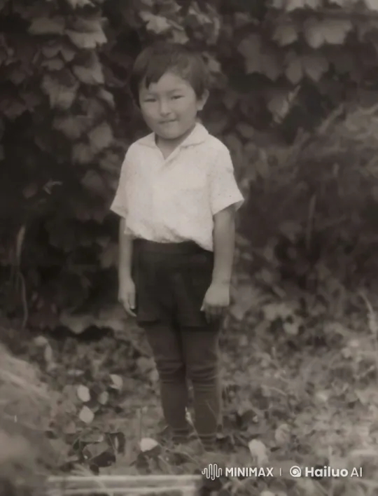 Boy's Joyful Run in Lush Greenery Captured on Film – AI Generated Video | Hailuo AI