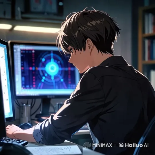 Tech Professional Smiles in Sophisticated Office – AI Generated Video | Hailuo AI