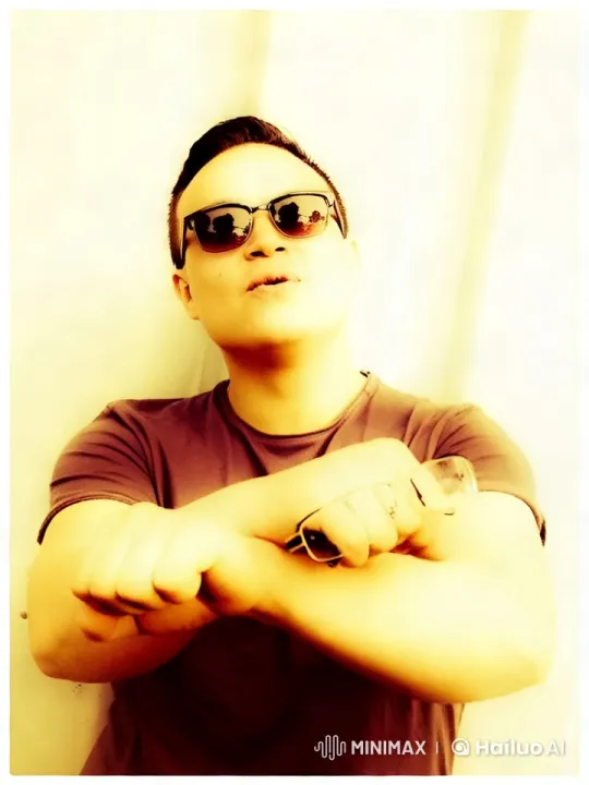 Man Enthusiastically Performing 'Gangnam Style' Dance – AI Generated Video | Hailuo AI