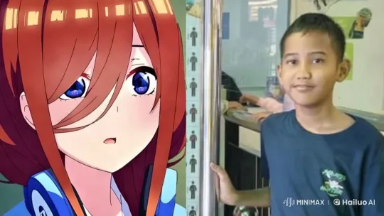 Intimate Moment: Anime Character and Boy Kiss – AI Generated Video | Hailuo AI