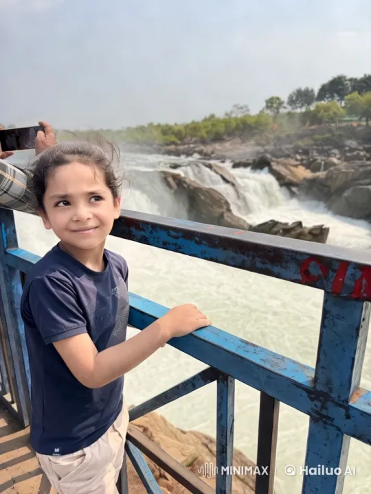 Creature Devours Boy Amidst Waterfall's Roar – AI Generated Video | Hailuo AI