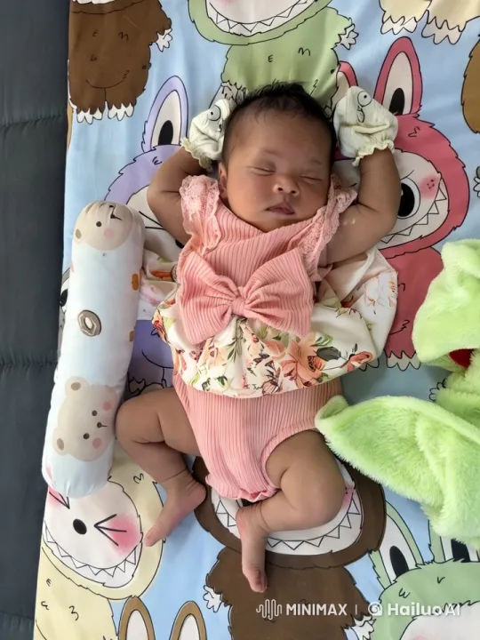 Baby's Playful Kungfu Dance on Colorful Blanket – AI Generated Video | Hailuo AI