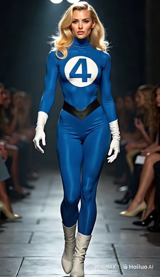 Runway Fashion Show: Model Struts Confidently – AI Generated Video | Hailuo AI