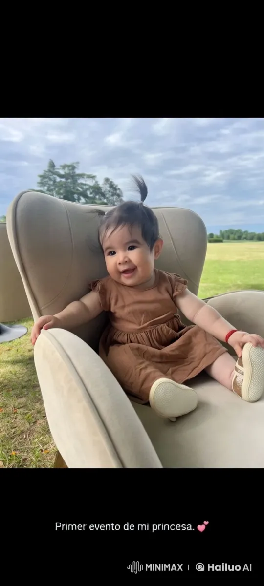 Baby Girl in Nature: Serene and Joyful Portrait – AI Generated Video | Hailuo AI