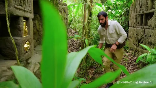 Jungle Adventurer Discovers Ancient Ruins and Hidden Treasures – AI Generated Video | Hailuo AI