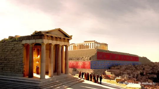 4K Cinematic Unveiling of the Parthenon in Dawn's Light – AI Generated Video | Hailuo AI