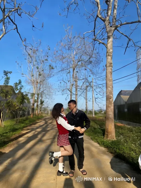 Couple Engages in Intense Kungfu Fight on Sunlit Path – AI Generated Video | Hailuo AI