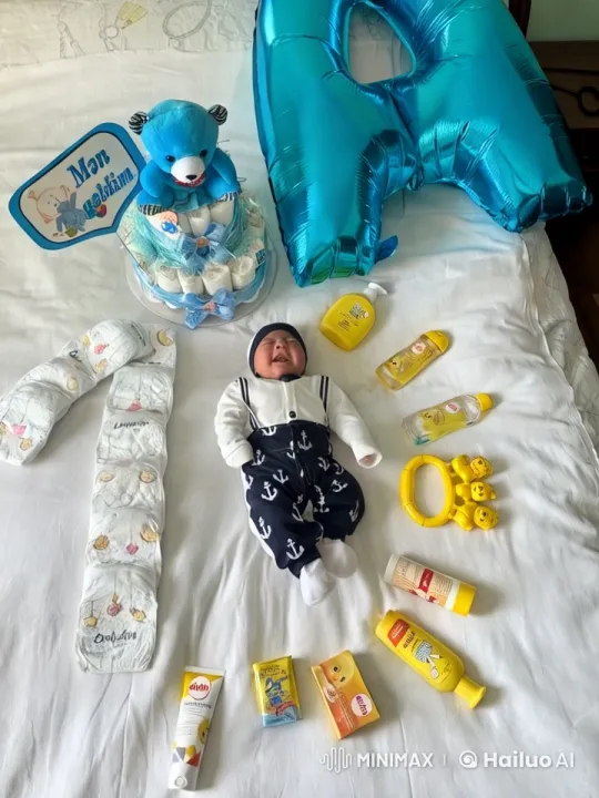 Baby in Cozy Nursery with Playful Movements – AI Generated Video | Hailuo AI