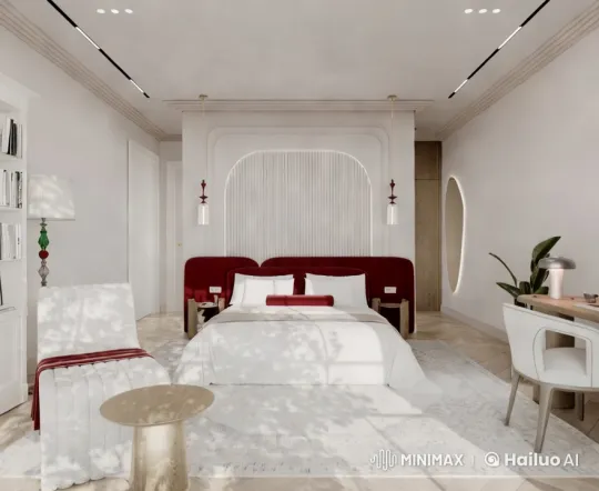 Luxurious Bedroom Design: Aesthetic and Elegant Space – AI Generated Video | Hailuo AI