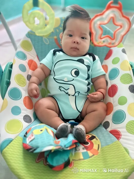 Baby Dinosaur Onesie Dances with Toys – AI Generated Video | Hailuo AI