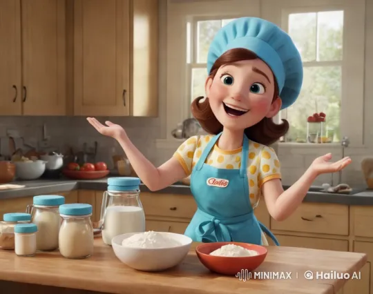 Pixar-Style Cooking Lesson with Animated Character – AI Generated Video | Hailuo AI