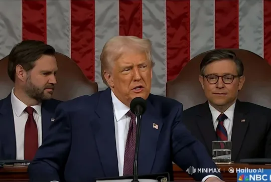 Trump Transforms into Lucifer in Congressional Chamber – AI Generated Video | Hailuo AI