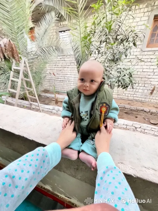 Baby Practicing Kung Fu in Serene Outdoor Setting – AI Generated Video | Hailuo AI