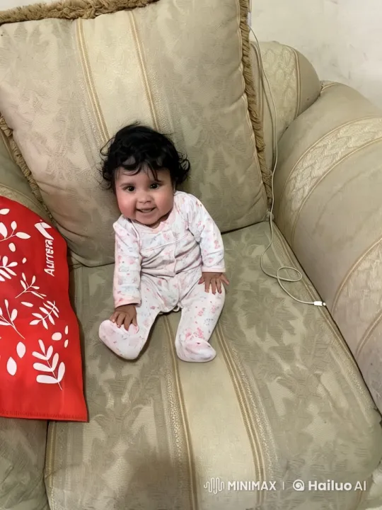 Baby's Joyful Dance and Kung Fu Moves on Sofa – AI Generated Video | Hailuo AI